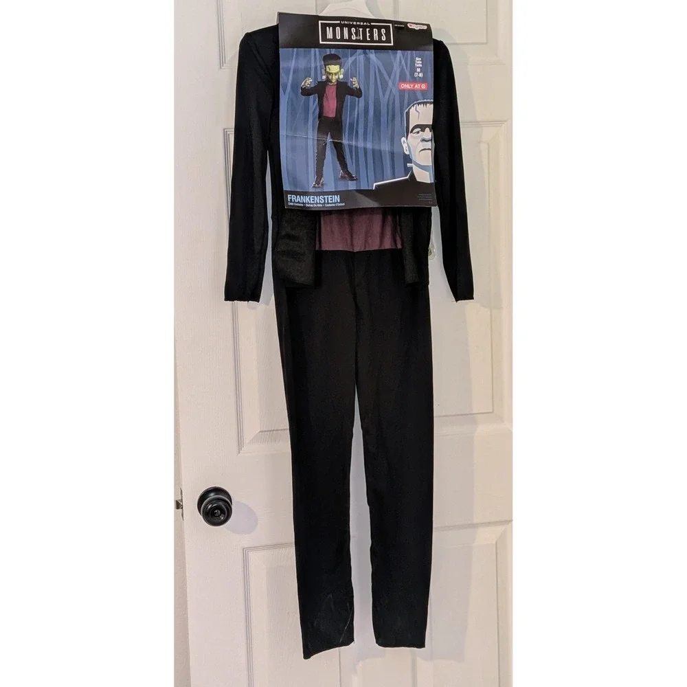 Universal Monsters Frankenstein Child‎ Costume Size M 7-8 Halloween Dress Up NWT